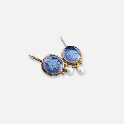 Elegante Sophia Oorbellen met Klassieke Parel