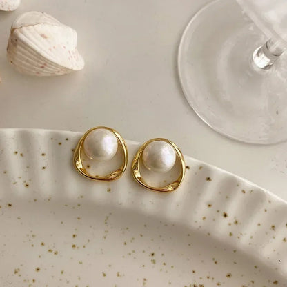 Stijlvolle Emma Vintage Parel Oorbellen – Een Tijdloze Sieradenschat!